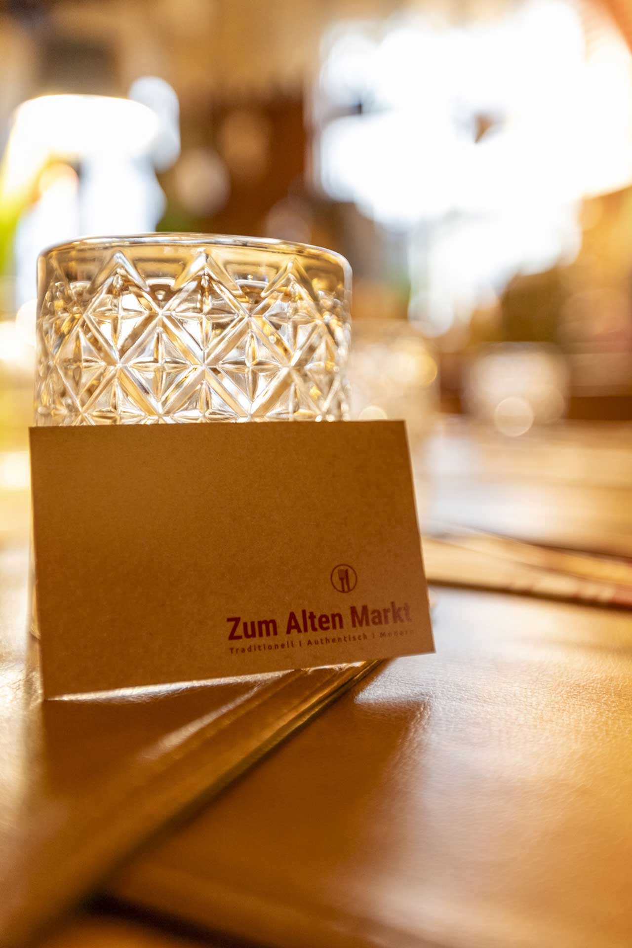 Innenbereich des Restaurants Zum Alten Markt in München